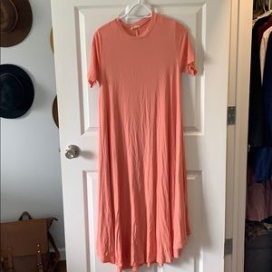 Coral Swing Dress
